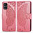 Handytasche Stand Schutzhülle Flip Leder Hülle Schmetterling für Samsung Galaxy M31s Pink