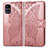 Handytasche Stand Schutzhülle Flip Leder Hülle Schmetterling für Samsung Galaxy M31s Rosa