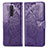 Handytasche Stand Schutzhülle Flip Leder Hülle Schmetterling für Sony Xperia 1 Violett