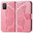 Handytasche Stand Schutzhülle Flip Leder Hülle Schmetterling für Xiaomi Poco M3 Pink