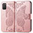 Handytasche Stand Schutzhülle Flip Leder Hülle Schmetterling für Xiaomi Poco M3 Rosa