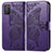 Handytasche Stand Schutzhülle Flip Leder Hülle Schmetterling für Xiaomi Poco M3 Violett