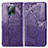 Handytasche Stand Schutzhülle Flip Leder Hülle Schmetterling für Xiaomi Redmi 10X 5G Violett