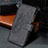 Handytasche Stand Schutzhülle Flip Leder Hülle Schmetterling L08 für Apple iPhone 14 Schwarz