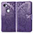 Handytasche Stand Schutzhülle Flip Leder Hülle Schmetterling S01D für Google Pixel 3a XL Violett