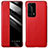 Handytasche Stand Schutzhülle Flip Leder Hülle T01 für Huawei P40 Pro+ Plus Rot
