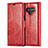 Handytasche Stand Schutzhülle Flip Leder Hülle T01 für Samsung Galaxy Note 9 Rot