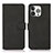 Handytasche Stand Schutzhülle Flip Leder Hülle T02 für Apple iPhone 15 Pro Schwarz