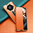 Handytasche Stand Schutzhülle Flip Leder Hülle T02 für Huawei Mate 40 Pro+ Plus Orange