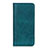 Handytasche Stand Schutzhülle Flip Leder Hülle T02 für Xiaomi Poco M3 Nachtgrün