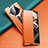 Handytasche Stand Schutzhülle Flip Leder Hülle T03 für Huawei Mate 40E 5G Orange