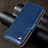 Handytasche Stand Schutzhülle Flip Leder Hülle T03 für Oppo A72 Blau