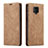 Handytasche Stand Schutzhülle Flip Leder Hülle T03 für Xiaomi Redmi Note 9S Orange