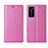Handytasche Stand Schutzhülle Flip Leder Hülle T04 für Huawei P40 Pro Rosa