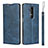 Handytasche Stand Schutzhülle Flip Leder Hülle T04 für OnePlus 7T Pro Blau