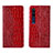Handytasche Stand Schutzhülle Flip Leder Hülle T04 für Xiaomi Mi 10 Rot