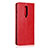 Handytasche Stand Schutzhülle Flip Leder Hülle T05 für OnePlus 8 Rot