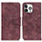 Handytasche Stand Schutzhülle Flip Leder Hülle T06 für Apple iPhone 13 Pro Max Violett