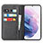 Handytasche Stand Schutzhülle Flip Leder Hülle T06D für Samsung Galaxy S21 5G