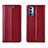 Handytasche Stand Schutzhülle Flip Leder Hülle T07 für Oppo Reno4 Pro 5G Rot