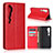 Handytasche Stand Schutzhülle Flip Leder Hülle T07 für Xiaomi Mi Note 10 Pro Rot
