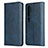 Handytasche Stand Schutzhülle Flip Leder Hülle T08 für Xiaomi Mi Note 10 Pro Blau