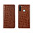 Handytasche Stand Schutzhülle Flip Leder Hülle T08 für Xiaomi Redmi Note 8 Orange