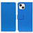 Handytasche Stand Schutzhülle Flip Leder Hülle T14 für Apple iPhone 14 Blau