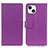 Handytasche Stand Schutzhülle Flip Leder Hülle T14 für Apple iPhone 14 Violett