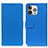 Handytasche Stand Schutzhülle Flip Leder Hülle T14 für Apple iPhone 15 Pro Blau