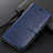 Handytasche Stand Schutzhülle Flip Leder Hülle T14 für Xiaomi Mi Note 10 Blau