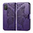 Handytasche Stand Schutzhülle Flip Leder Hülle T15 für Xiaomi Poco M3 Violett