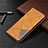 Handytasche Stand Schutzhülle Flip Leder Hülle T17 für Xiaomi Poco M3 Gelb