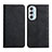 Handytasche Stand Schutzhülle Flip Leder Hülle Y02X für Motorola Moto Edge Plus (2022) 5G Schwarz