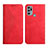 Handytasche Stand Schutzhülle Flip Leder Hülle Y02X für Motorola Moto G60s Rot