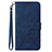 Handytasche Stand Schutzhülle Flip Leder Hülle Y03B für Samsung Galaxy S20 Blau