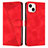 Handytasche Stand Schutzhülle Flip Leder Hülle Y04X für Apple iPhone 14 Rot