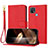 Handytasche Stand Schutzhülle Flip Leder Hülle Y09X für Oppo A15 Rot