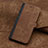 Handytasche Stand Schutzhülle Flip Leder Hülle YX5 für Apple iPhone 15 Pro Braun