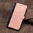 Handytasche Stand Schutzhülle Flip Leder Hülle YX5 für Apple iPhone 15 Pro Rosegold