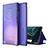 Handytasche Stand Schutzhülle Flip Leder Hülle ZL1 für Samsung Galaxy M62 4G Violett
