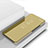 Handytasche Stand Schutzhülle Flip Leder Rahmen Spiegel Tasche für Apple iPhone 12 Mini Gold