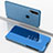Handytasche Stand Schutzhülle Flip Leder Rahmen Spiegel Tasche für Huawei Enjoy 10 Plus