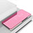 Handytasche Stand Schutzhülle Flip Leder Rahmen Spiegel Tasche L02 für Huawei Enjoy 10 Plus Rosegold