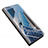 Handytasche Stand Schutzhülle Flip Leder Rahmen Spiegel Tasche M01 für OnePlus 7T Pro
