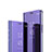 Handytasche Stand Schutzhülle Flip Leder Rahmen Spiegel Tasche M01 für OnePlus 7T Pro Violett