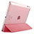 Handytasche Stand Schutzhülle Leder für Apple iPad 4 Rosa