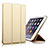 Handytasche Stand Schutzhülle Leder für Apple iPad Air 2 Gold