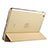 Handytasche Stand Schutzhülle Leder für Apple iPad Mini 3 Gold