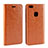 Handytasche Stand Schutzhülle Leder für Huawei P10 Lite Orange